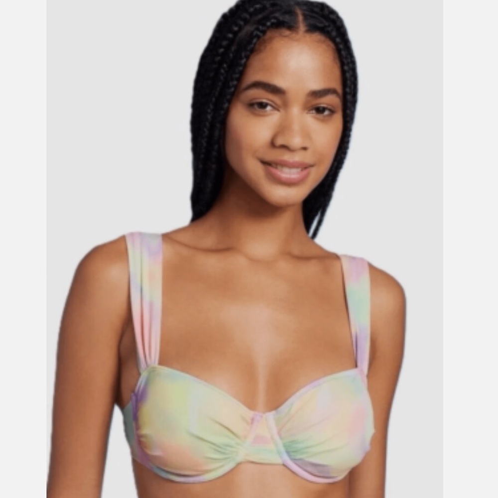 Wild Fable Pink and Yellow Bikini Set